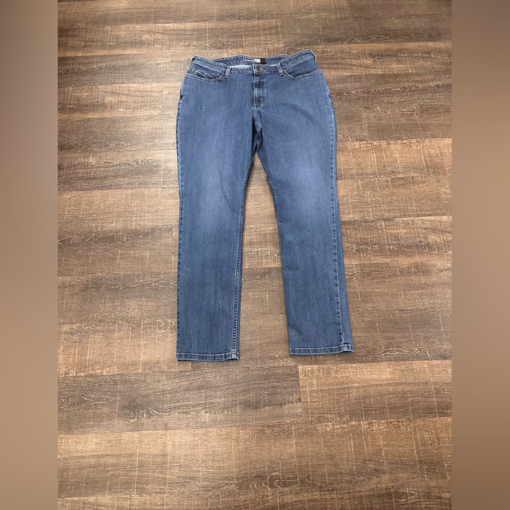 Carhartt Women's Medium Blue Wash High Rise Jeans Size 16 Tall